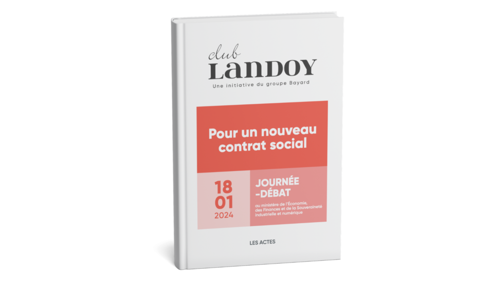 Actes Pour un nouveau contrat social - Club Landoy - Janvier 2024